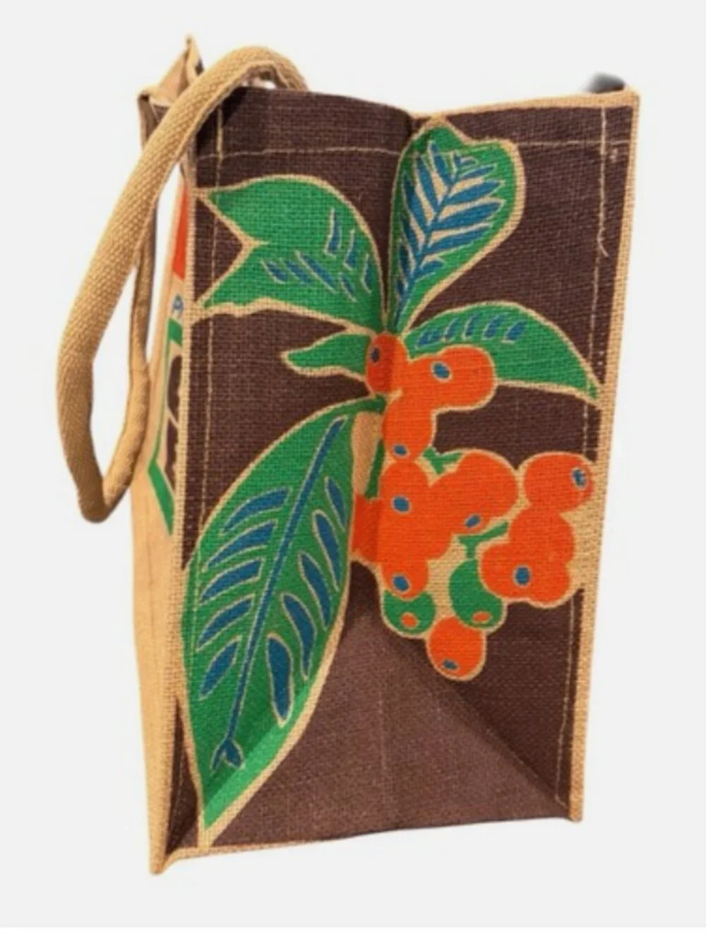 NWT Trader Joe’s 1967 Coffee Beans Jute Tote Bag Pasadena Limited Edition